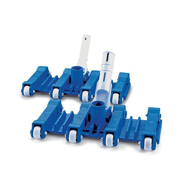 Прямоугольная щетка насадка с колесами, крепление- зажим