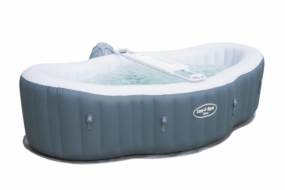 СПА-бассейн "Сиена" 196х66см для 2 человек, столик, тент, фил.-насос+нагрев, манометр, плав.дозатор