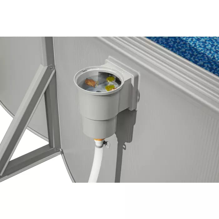 Стальной бассейн Hydrium 500х360х120см, 16296л, песч.фил.-нас 3028л/ч, лестн, тент, подст, попл.-доз, Bestway, 56586 BW