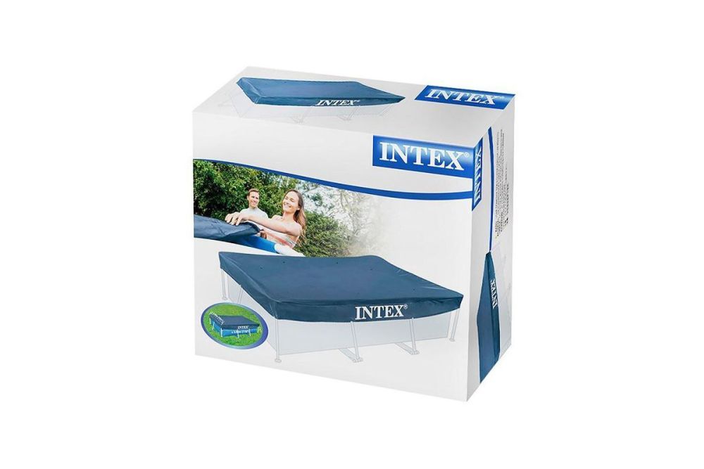 Тент для каркасного бассейна Rectangular Frame 400х200см (389х184х20см)