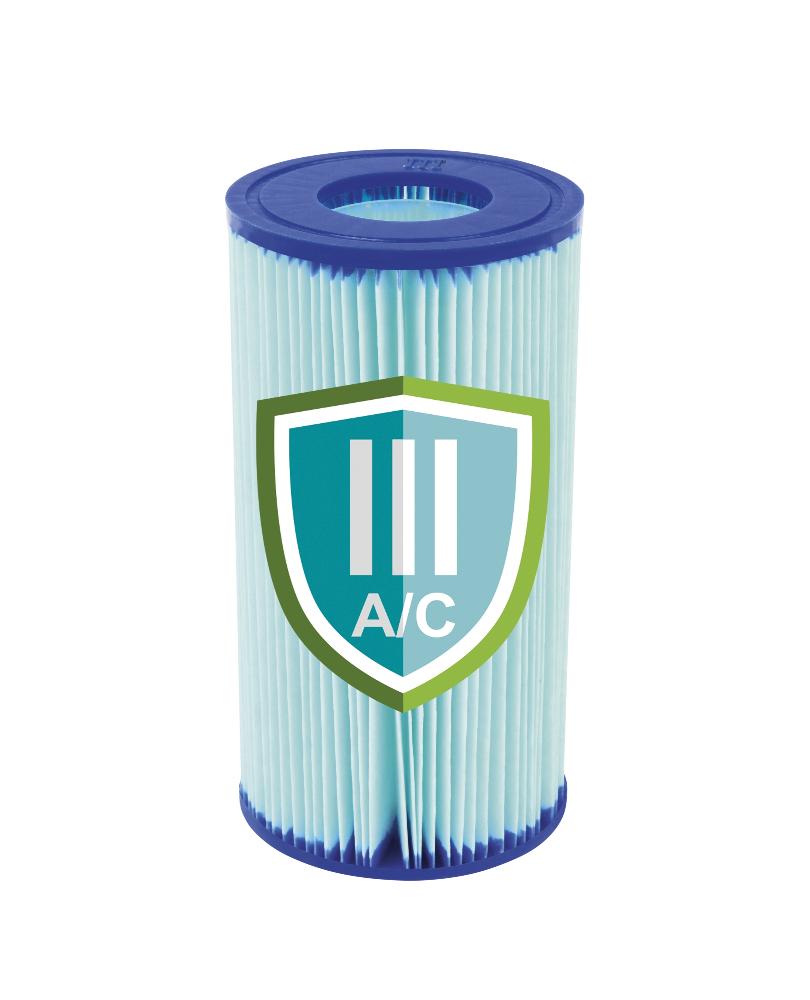 Каркасный бассейн Power Steel 549х274х122см, 14812л, фил.-насос 5678л/ч, лестница, тент, попл.-доз., Bestway, 56998 BW