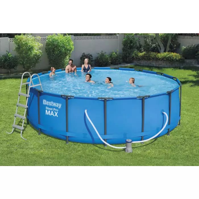 Каркасный бассейн 457х122см, 16015л, фил.-насос 3028л/ч, лестница, Bestway, 56830 BW