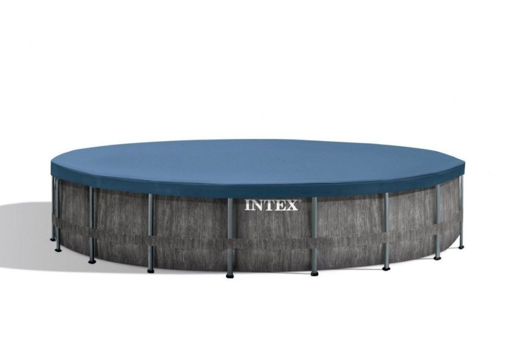 Каркасный бассейн Prism Frame 457х122см "Greywood" 16805л, фил.-насос 3785л\ч, лестница, тент, подстилка