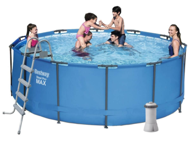 Каркасный бассейн 366х122см, 10250л, фил.-насос 2006л/ч, лестница, Bestway, 5614S BW