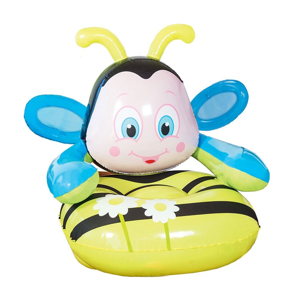 Надувное детское кресло Bumblebee Chair 79х89х79 см "Пчёлка"