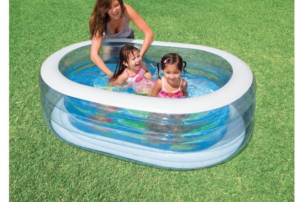 Детский надувной бассейн 163х107х46см "Морские друзья" 230л, от 3 лет