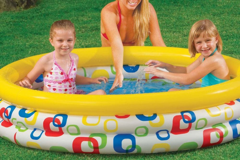 Детский надувной бассейн 168х38см "Радуга" 581л, от 2 лет