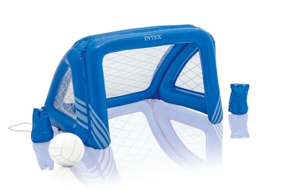 Игрушка футбольные ворота Intex: 124х91х86см