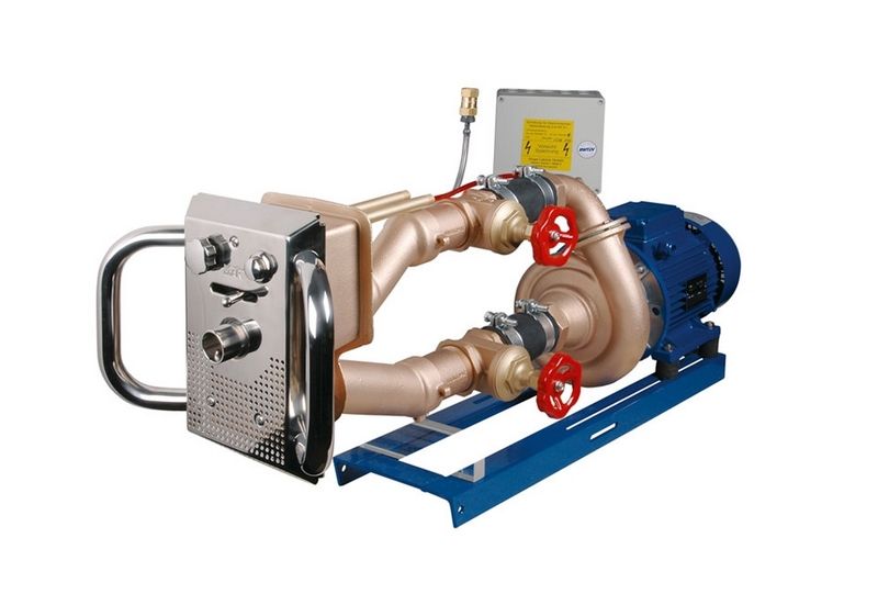 Лицевая часть одноструйного противотока JUNIOR в комплекте с насосом 2,6кВт 380В панелью управления