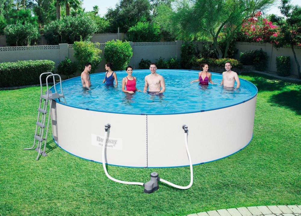 Каркасный бассейн Hydrium Splasher 549х120см, фильтр-насос, лестница, Bestway, 56611 BW