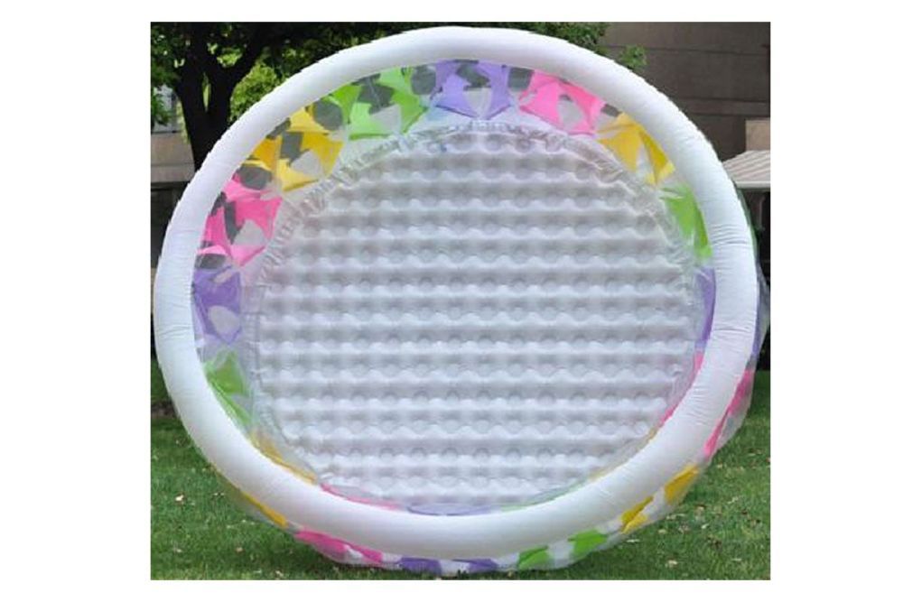 Детский надувной бассейн 229х56см с цветными вставками, 840л, от 6 лет