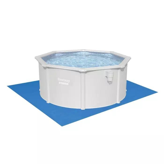 Стальной бассейн Hydrium 300х120см, 7630л, песч.фил.-нас. 3028л/ч, лестн., тент, подст., попл.-доз.