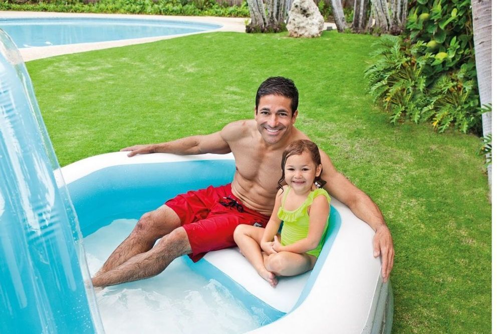 Детский надувной бассейн 310х188х130см, 700л, от 3 лет, с распылителем