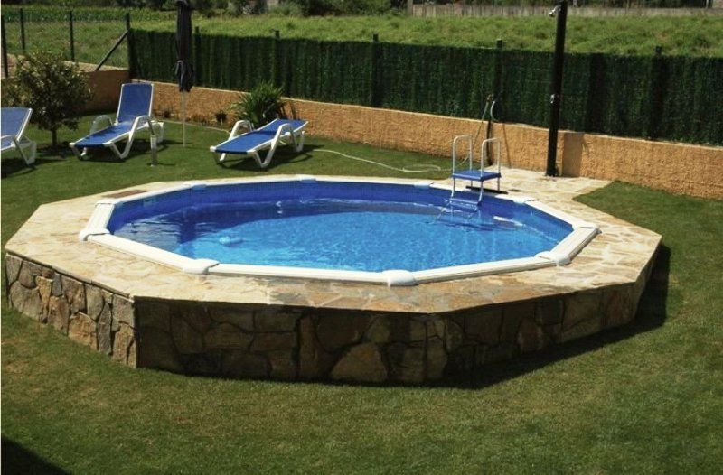 Круглый бассейн 350х150см