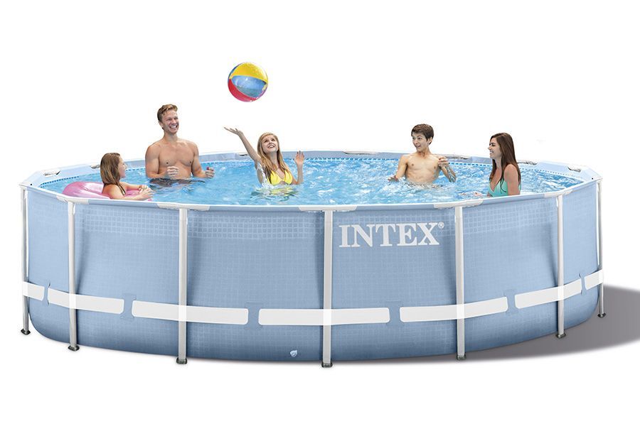 Каркасный бассейн Prism Frame 366х98см, фил.-насос 2006 л/ч, лестница, 9400л, 41кг, Intex, 28718