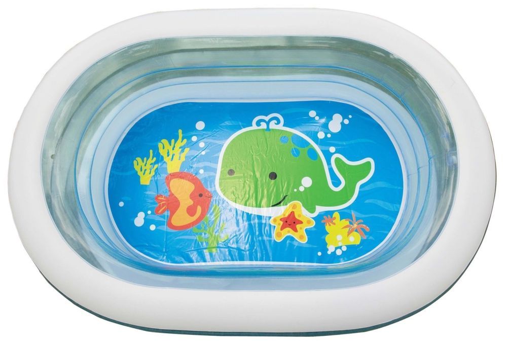Детский надувной бассейн 163х107х46см "Морские друзья" 230л, от 3 лет