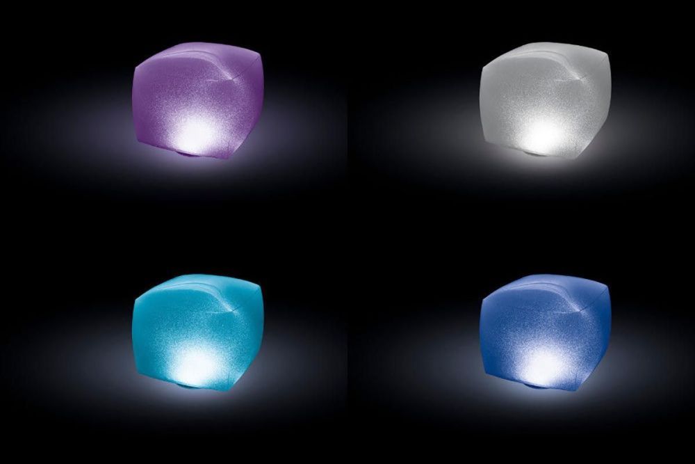 Плавающая подсветка Куб, 23х23х22см