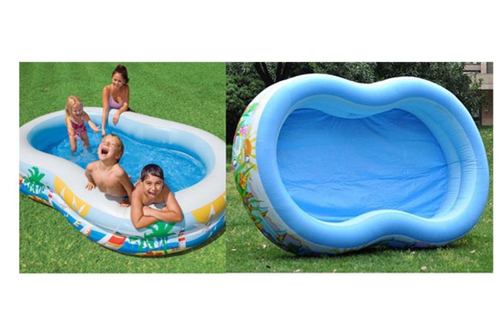 Детский надувной бассейн 262х160х46см "Лагуна" 700л, от 3 лет