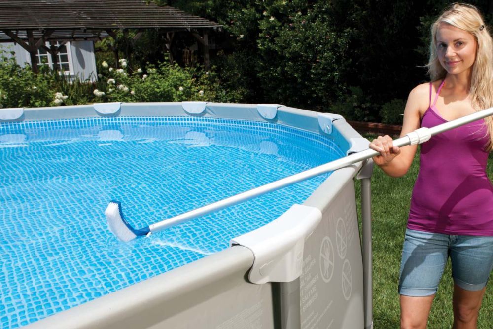 Щетка для чистки стенок и дна бассейна, 41см, под держатель #29055