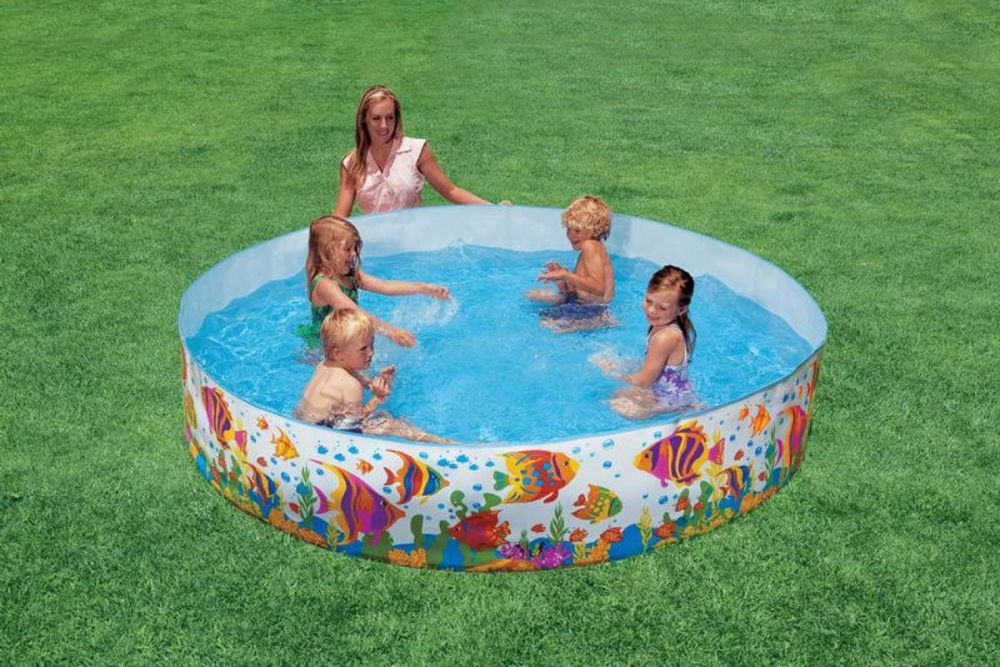 Детский бассейн 244х46см "Океанский риф" 2089л, от 3 лет