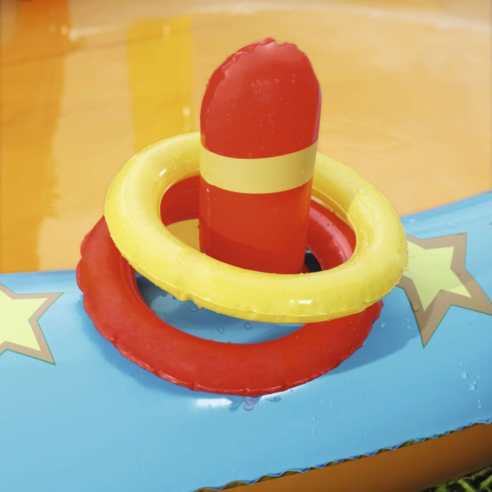 Игровой центр 435х213х117см "Маленькие чемпионы" с разбрыз., горкой и игрушками, 314л, от 2 лет