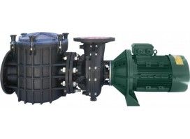 Насос "F-GIANT 21 TRB" с префильтром с бронзовым раб. колесом 143 м3/ч, H=10, 380 B, 7,4 кВт