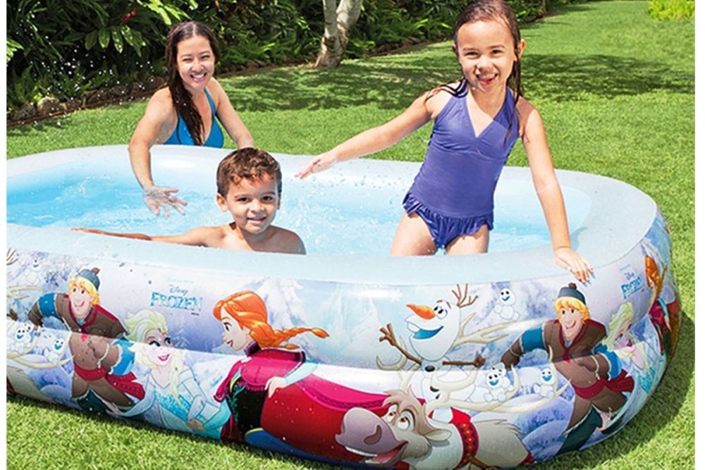 Детский надувной бассейн 262х175х56см "Холодное сердце" от 6 лет